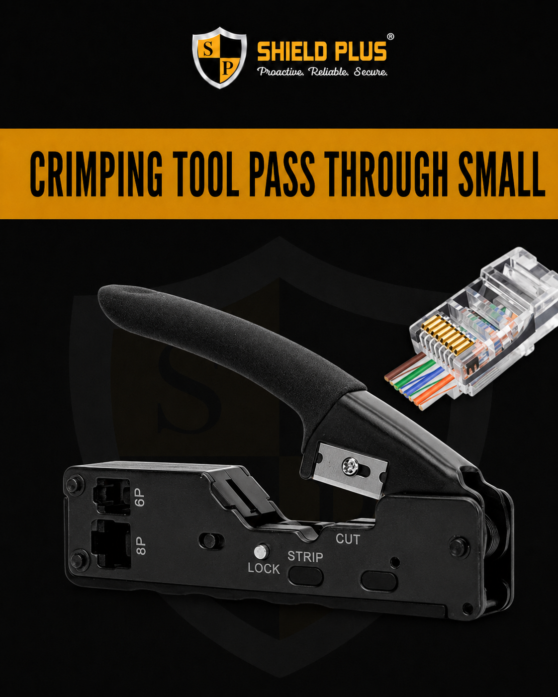 CRIMPING TOOL PASS THROUGH SMALL