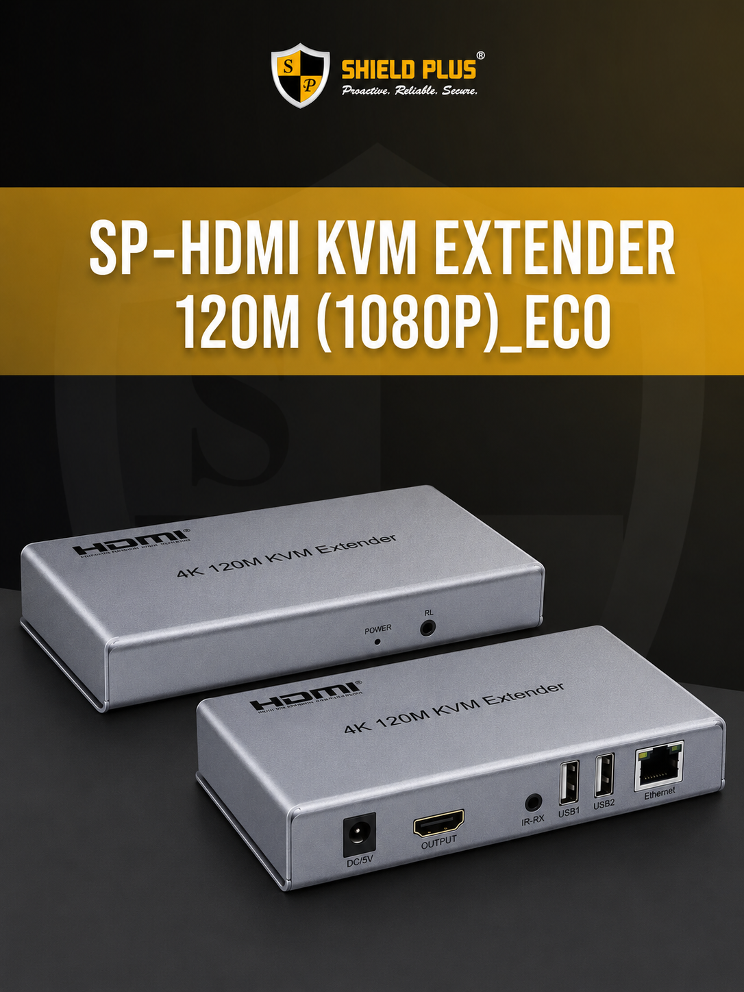 SP-HDMI KVM EXTENDER 120M (1080P)_ECO