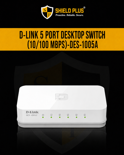 D-LINK 5 PORT DESKTOP SWITCH (10/100 MBPS)-DES-1005A