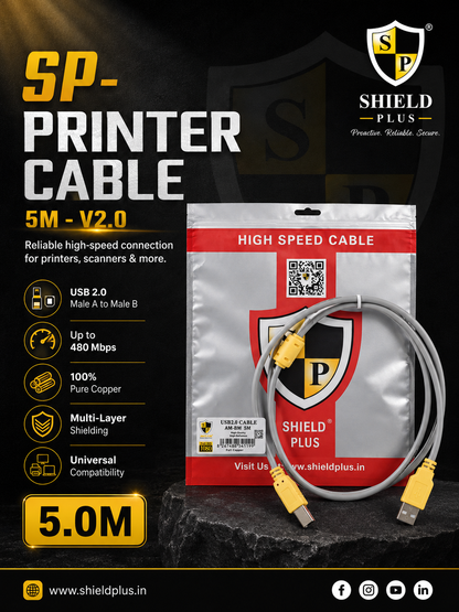 SP- USB PRINTER CABLE 5M -V2.0 -STD SERIES
