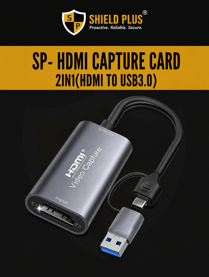 SP- HDMI CAPTURE CARD 2IN1(HDMI TO USB3.0)