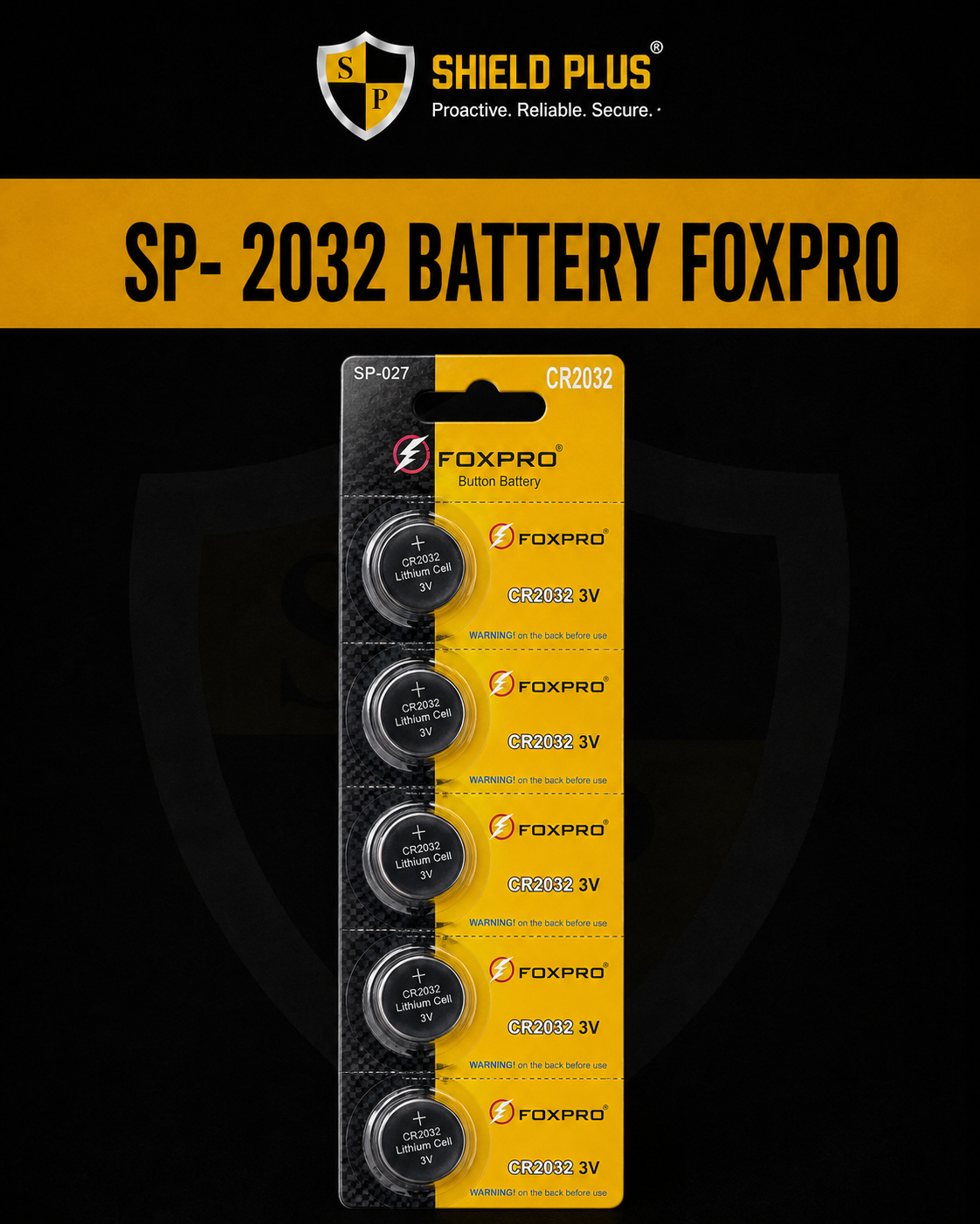 SP- 2032 BATTERY FOXPRO