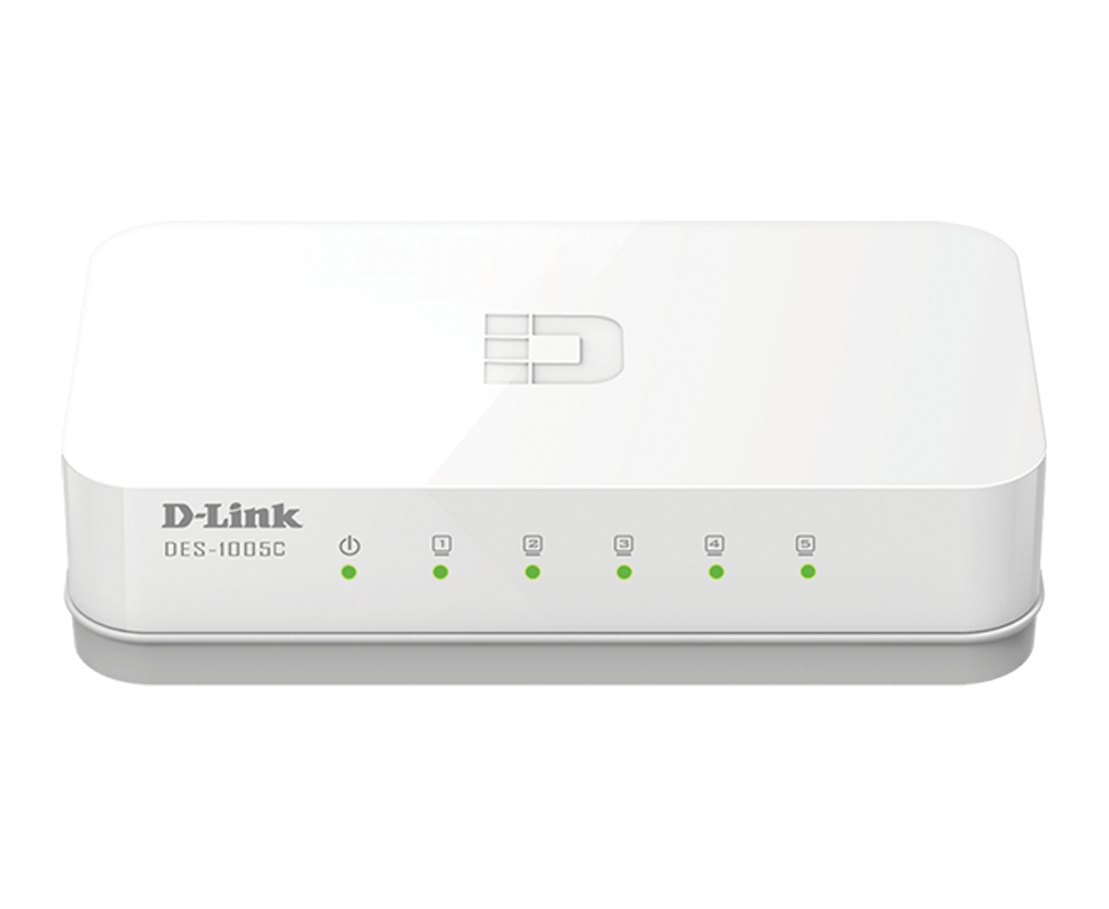 D-LINK 5 PORT DESKTOP SWITCH (10/100 MBPS)-DES-1005A