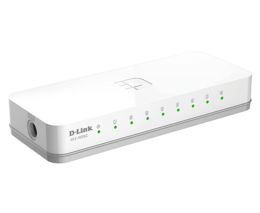 D-LINK 8 PORT DESKTOP SWITCH (10/100 MBPS)-DES-1008A