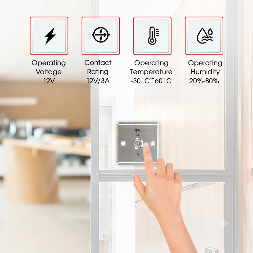 SP- EXIT BUTTON METAL