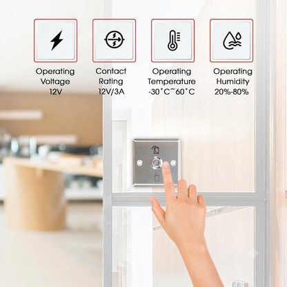 SP- EXIT BUTTON METAL