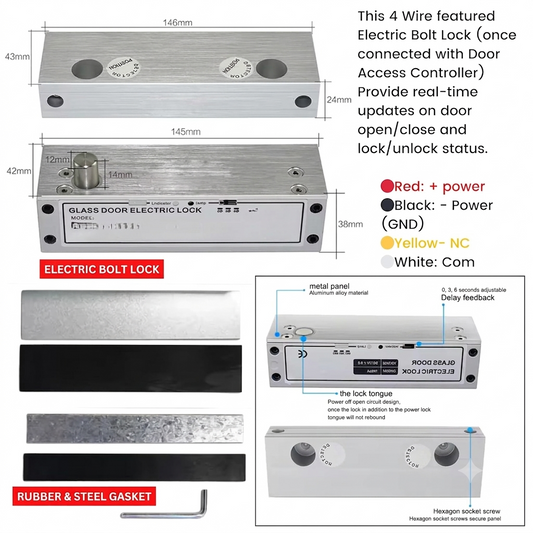 SP-GLASS DOOR ELECTRIC LOCK