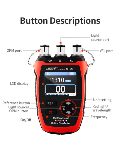 SP-919 3 IN 1 OPTICAL POWER METER