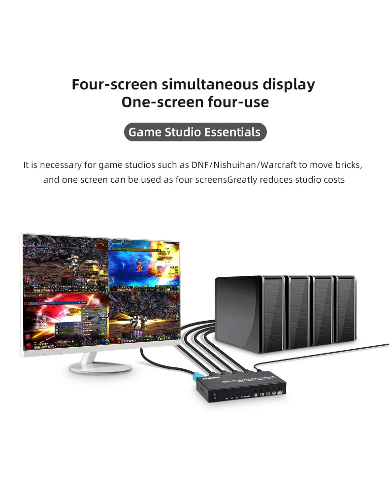 SP- 4*1 HDMI QUAD MULTIVIEWER- 4K