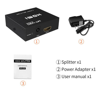 SP-MT HDMI SPLITTER 2 PORT 4K- 2K 60 HZ