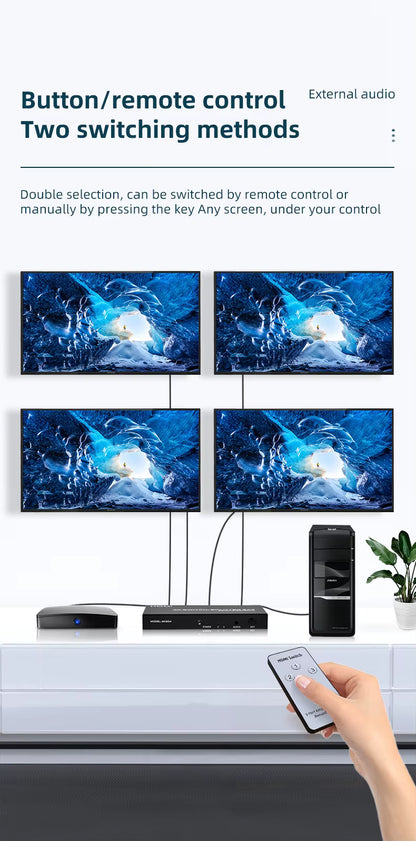 SP- HDMI MATRIX 2 IN *4 OUT-4K