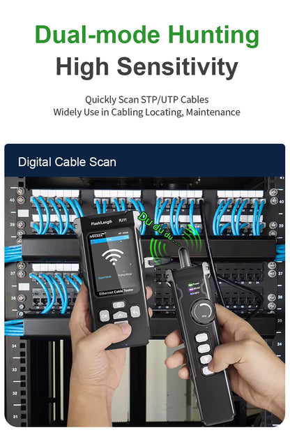 SP- 8506 NETWORK CABLE TESTER WITH IP,POE & WIRE TRACKING