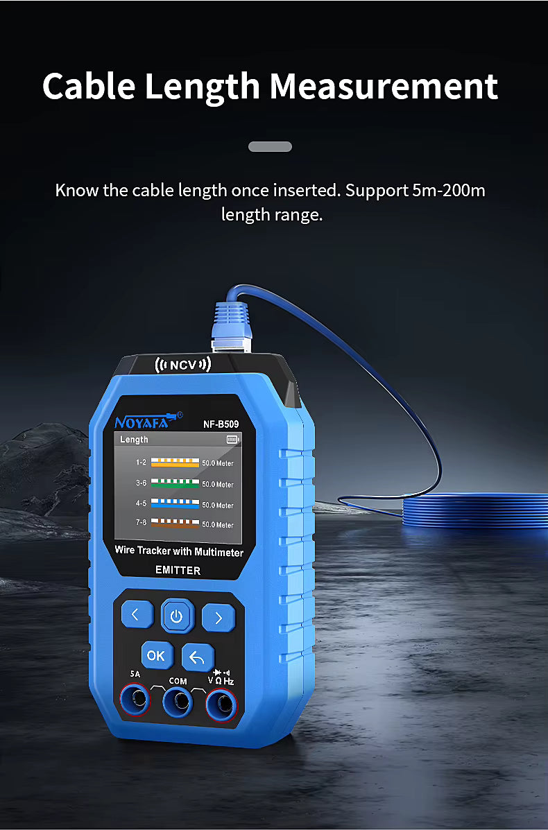 SP- B509 NETWORK CABLE TESTER WITH MULTIMETER