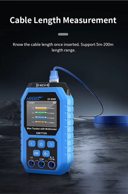 SP- B509 NETWORK CABLE TESTER WITH MULTIMETER
