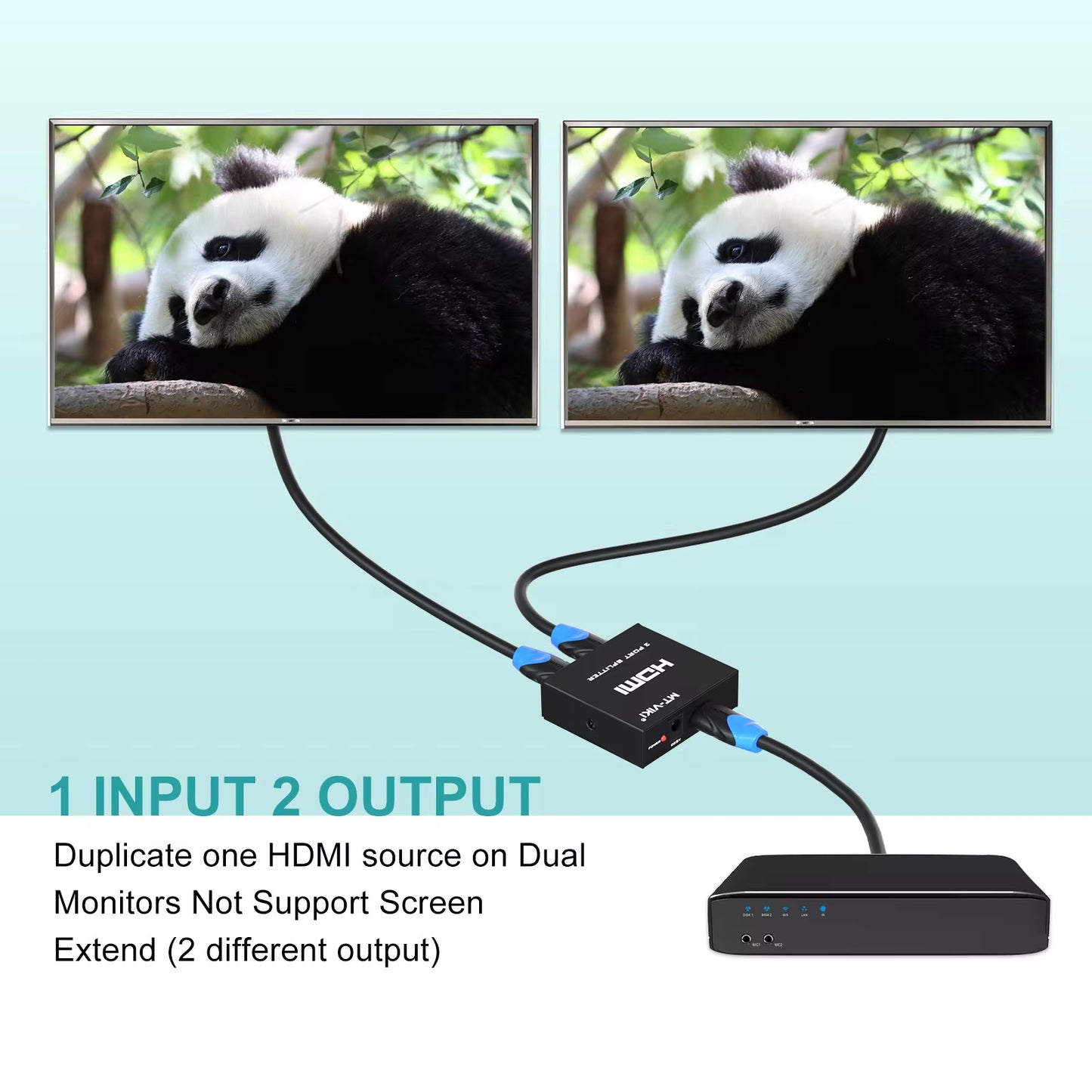 SP-MT HDMI SPLITTER 2 PORT 4K- 2K 60 HZ
