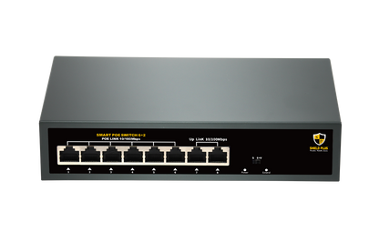 SP-6+2 POE SWITCH-78W (100 MBPS)