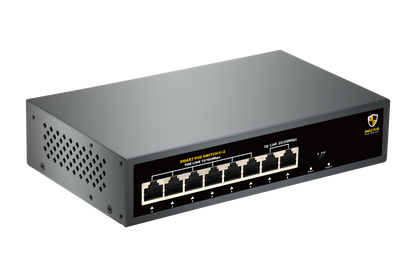 SP-6+2 POE SWITCH-78W (100 MBPS)