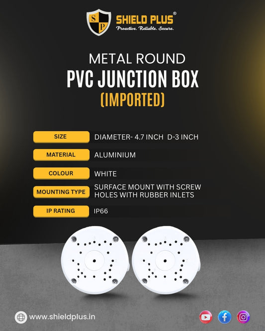 SP- METAL ROUND PVC BOX (IMPORTED)