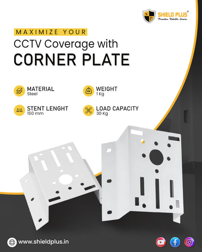 SP- CORNER PLATE FOR CCTV