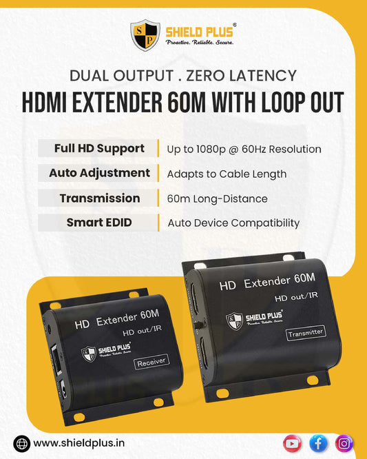 SP- HDMI EXTENDER 60M WITH LOOP OUT