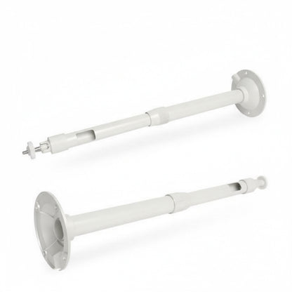 SP- I BRACKET TELESCOPIC 75-150CM WHITE POWDER COATED