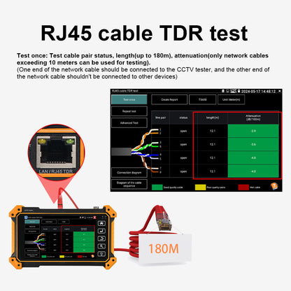 SP- V56 IP/HD-TVI/CVI/AHD 5.5” ANDROID 10.0 OLED SCREEN CCTV TESTER