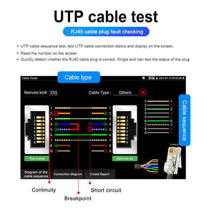 SP- V56 IP/HD-TVI/CVI/AHD 5.5” ANDROID 10.0 OLED SCREEN CCTV TESTER