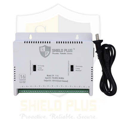 SP - 16 CH SMPS PLASTIC BODY ( INDIVIDUAL POWER PORTS )