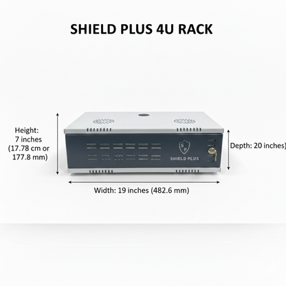 SP- FOLDABLE WALL MOUNT 4-U NETWORKING / CCTV RACK