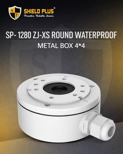 SP- 1280 ZJ-XS ROUND WATERPROOF METAL BOX 4*4