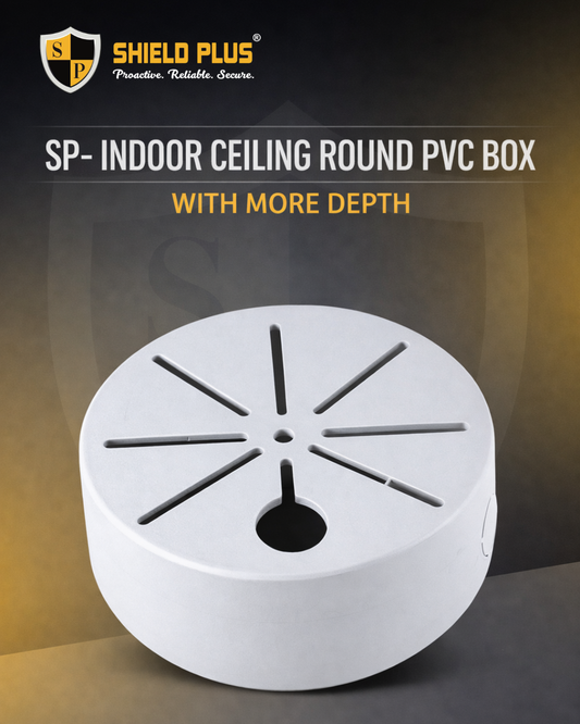 SP - INDOOR CEILING ROUND PVC BOX WITH MORE DEPTH