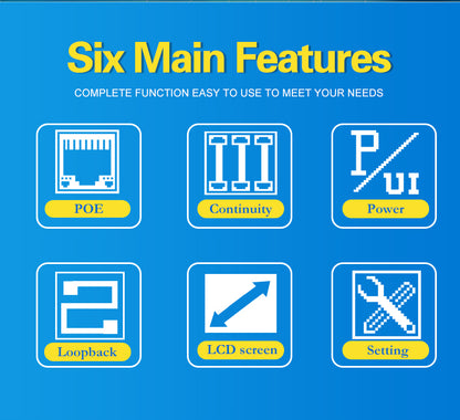 SP- 488 POE & MULTIFUCTION NETWORK TESTER
