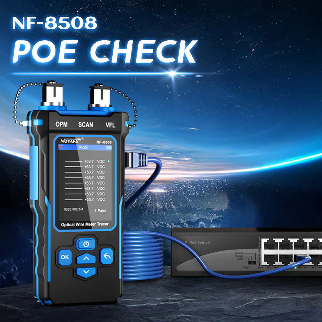 Multifunction Network Device SP- 8508 MULTIFUNCTION NETWORK & OPTICAL CABLE TESTER – Shield Plus