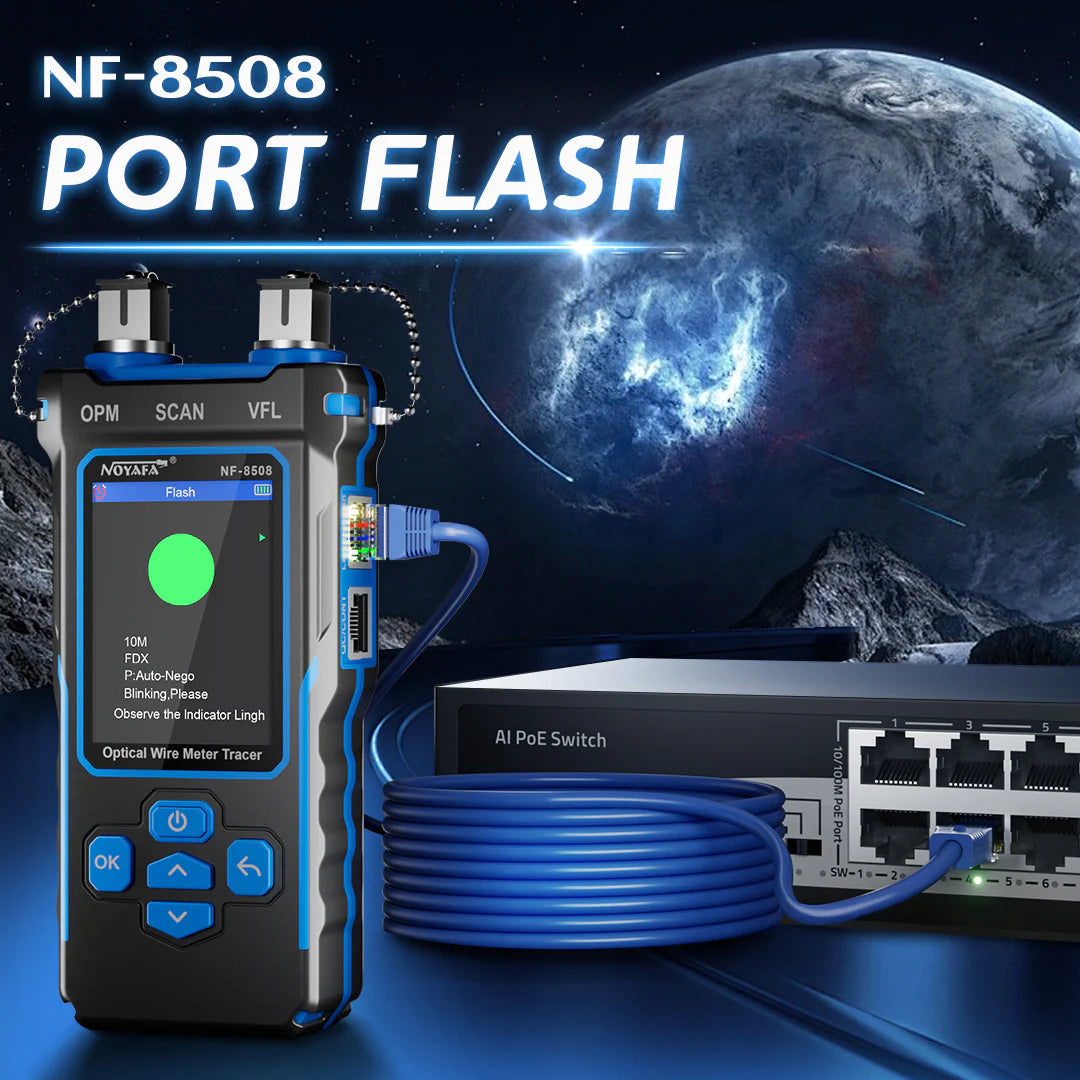 SP- 8508 MULTIFUNCTION NETWORK & OPTICAL CABLE TESTER