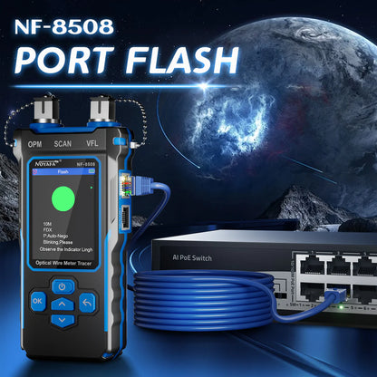 SP- 8508 MULTIFUNCTION NETWORK & OPTICAL CABLE TESTER