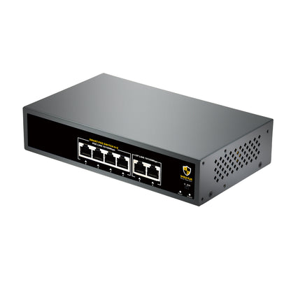 SP- 4+2 POE SWITCH -55W (100 MBPS)
