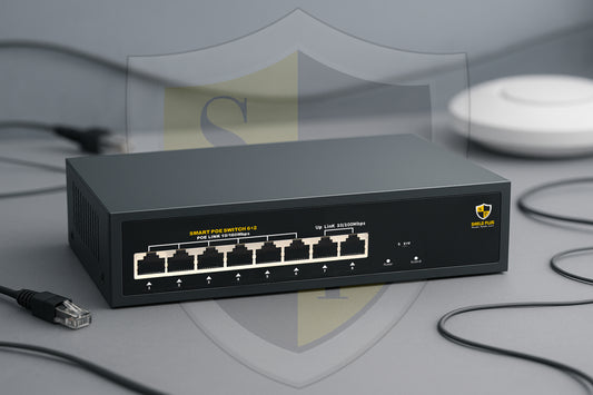 SP-6+2 POE SWITCH-78W (100 MBPS)