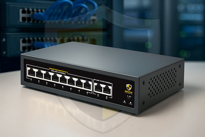 SP- 8+2 POE SWITCH - 96W (100 MBPS)
