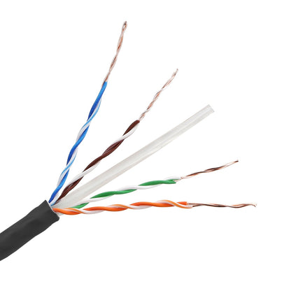 SP- OUTDOOR DOUBLE PVC CAT-6 CABLE -90 YARDS -COPPER