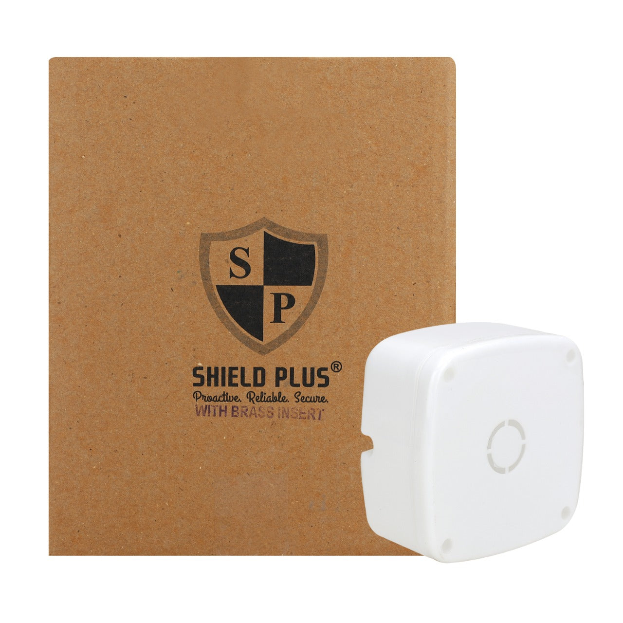 SP-4*4 PVC JUNCTION BOX WITH BRASS STUD