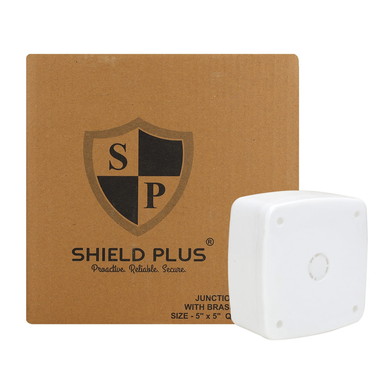SP-5*5 PVC JUNCTION BOX WITH BRASS STUD