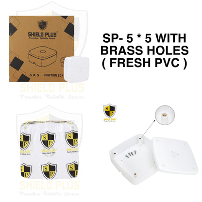 SP-5*5 PVC JUNCTION BOX WITH BRASS STUD