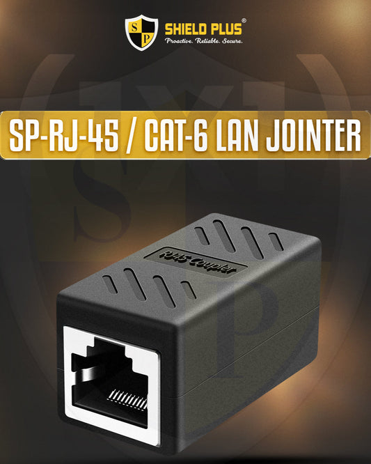 SP-Rj-45 / CAT-6 Lan Jointer (1X1) | Strong Durable, Shielded 8p8c RJ45 Coupler
