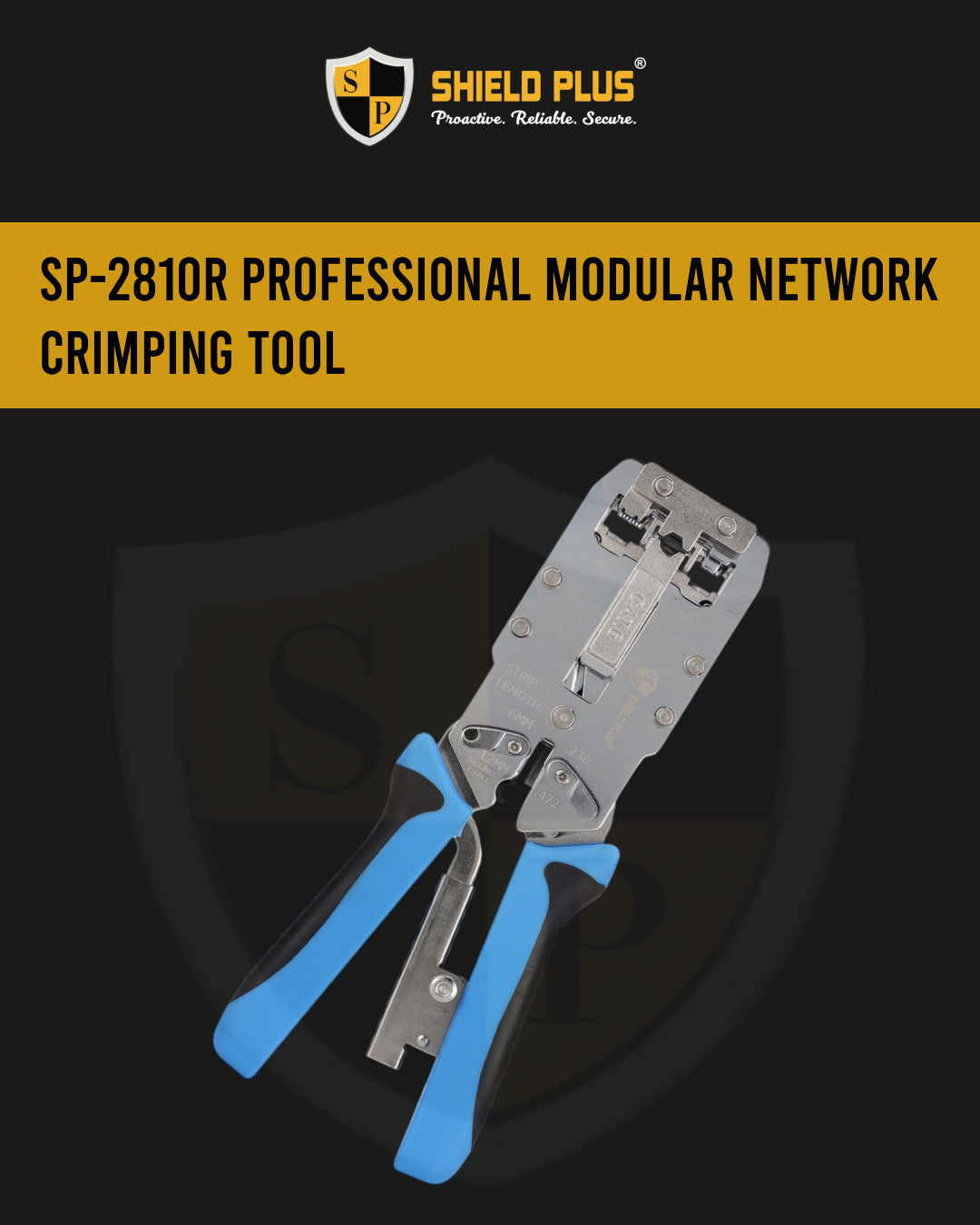 SP-2810R Professional Modular Network crimping tools for network Cat6 RJ45 connectors