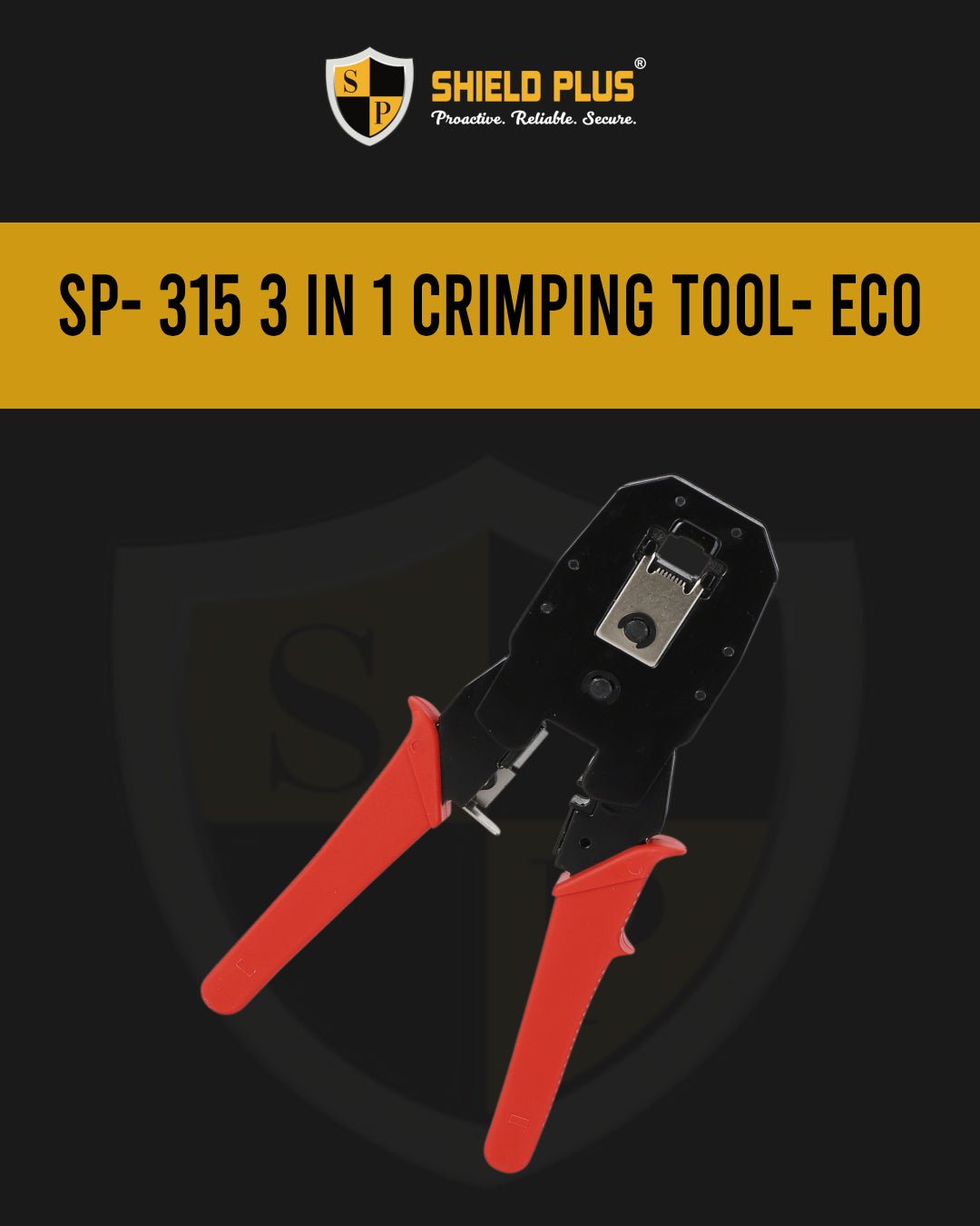 SP- 315 3 IN 1 CRIMPING TOOL- ECO ( WITH 1 EXTRA BLADE)