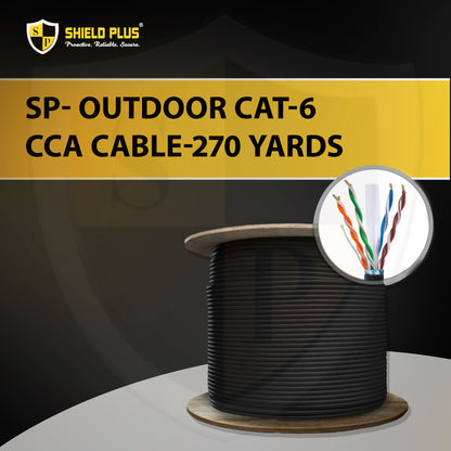 SP- OUTDOOR CAT-6 CCA  CABLE-270 YARDS