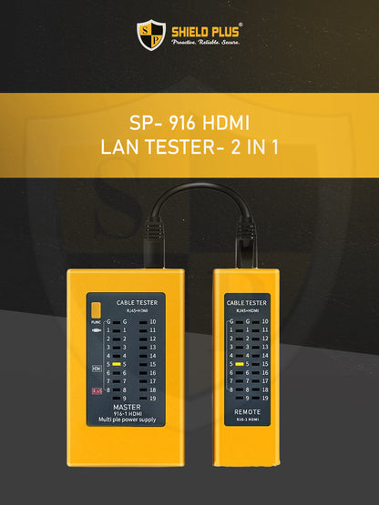 SP- 916  HDMI + LAN TESTER- 2 IN 1
