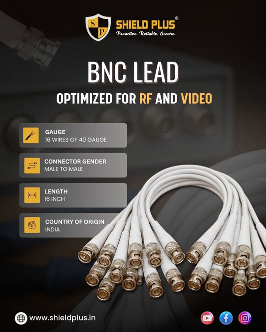 SP-BNC LEAD WHITE (16/40)
