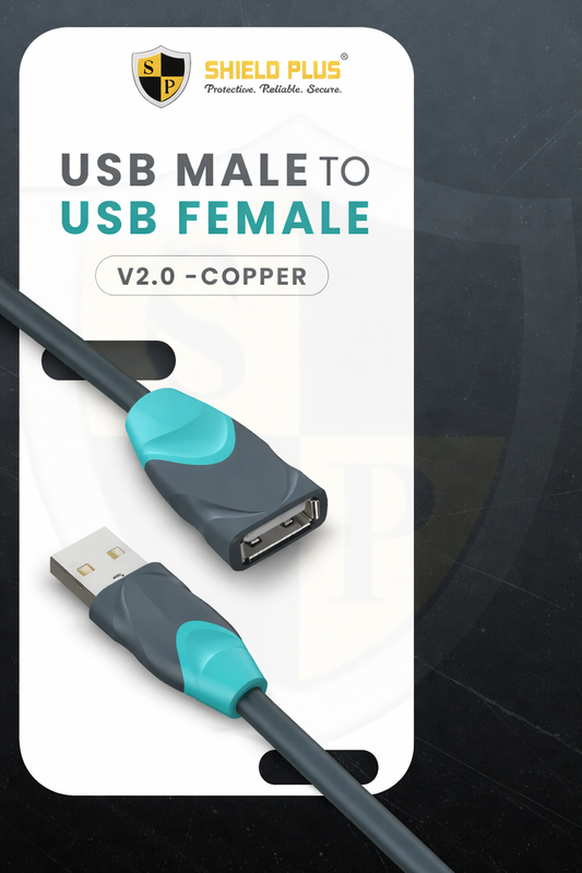 SP- USB MALE TO USB FEMALE V2.0 -COPPER