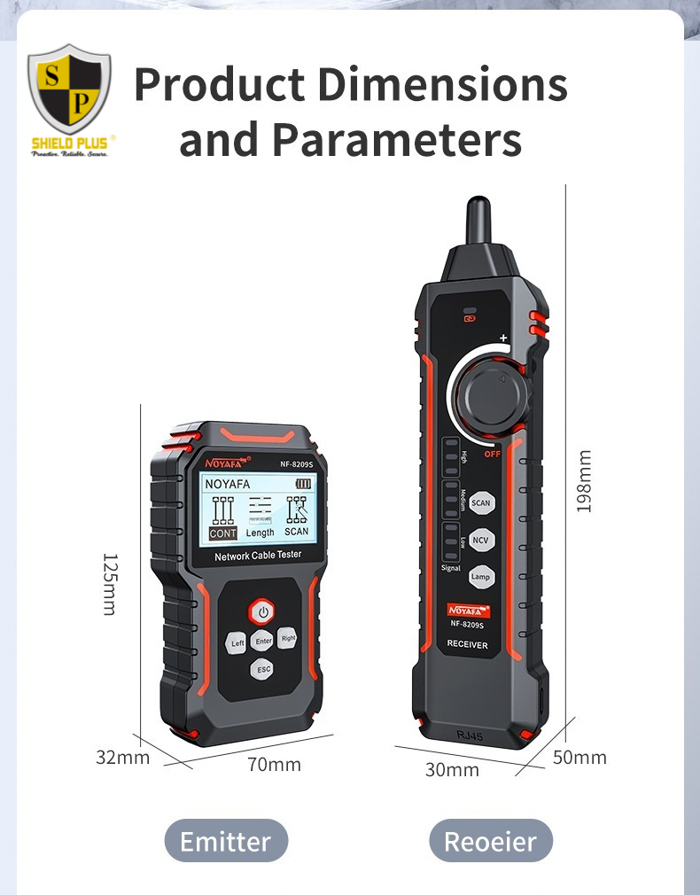 SP- 8209 MULTIFUNCTION NETWORK CABLE TESTER
